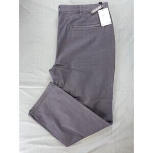 English Laundry Slim Comfort Stretch Washed Chino Pants in Forged Iron. 40X30.